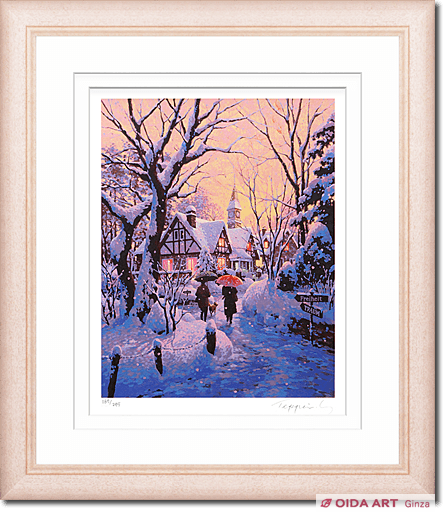 笹倉鉄平 パープルスノー | 絵画など美術品の販売と買取 | 東京・銀座