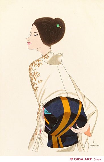 高沢圭一 女絵四題より 女絵4 | 絵画など美術品の販売と買取 | 東京