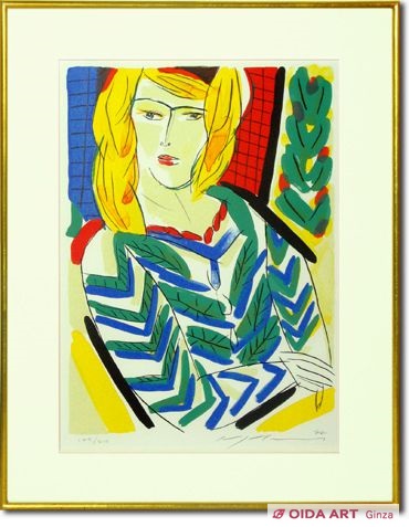 池田満寿夫 ベランダの女 | 絵画など美術品の販売と買取 | 東京・銀座