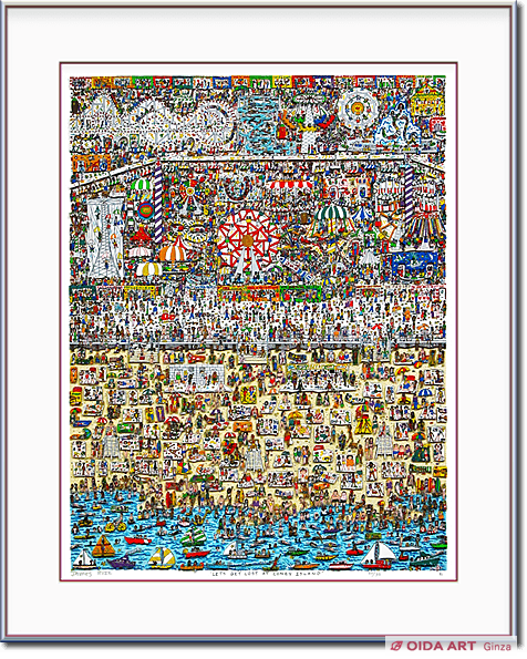 ジェームス・リジィ LETS GET LOST AT CONEY ISLAND | 絵画など美術品
