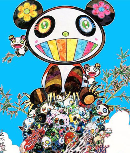 村上隆 パンダの親子「幸せ～」 | 絵画など美術品の販売と買取 | 東京