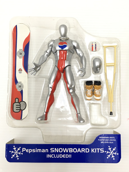 ペプシマン ウルトラ フリーポーズ フィギュア スノーボード コーラ
