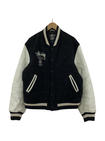 STUSSY ワールドツアー25周年 スタジャン (L)[値下]｜商品番号