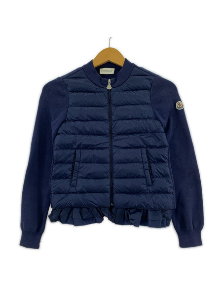 MONCLER キッズ衣料 ダウンカーディガン ネイビー (140)｜商品番号