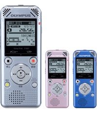 オリンパス ニュースリリース： 新開発マイク採用。microSDカード対応