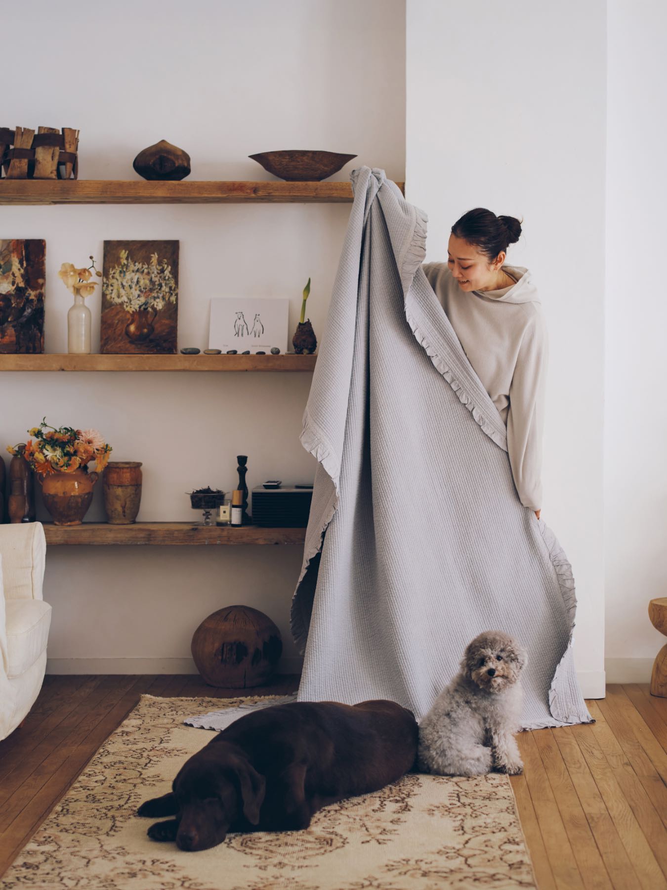 HUG Ō WäR × Orné de Feuilles イブルマルチカバー｜マルチカバー