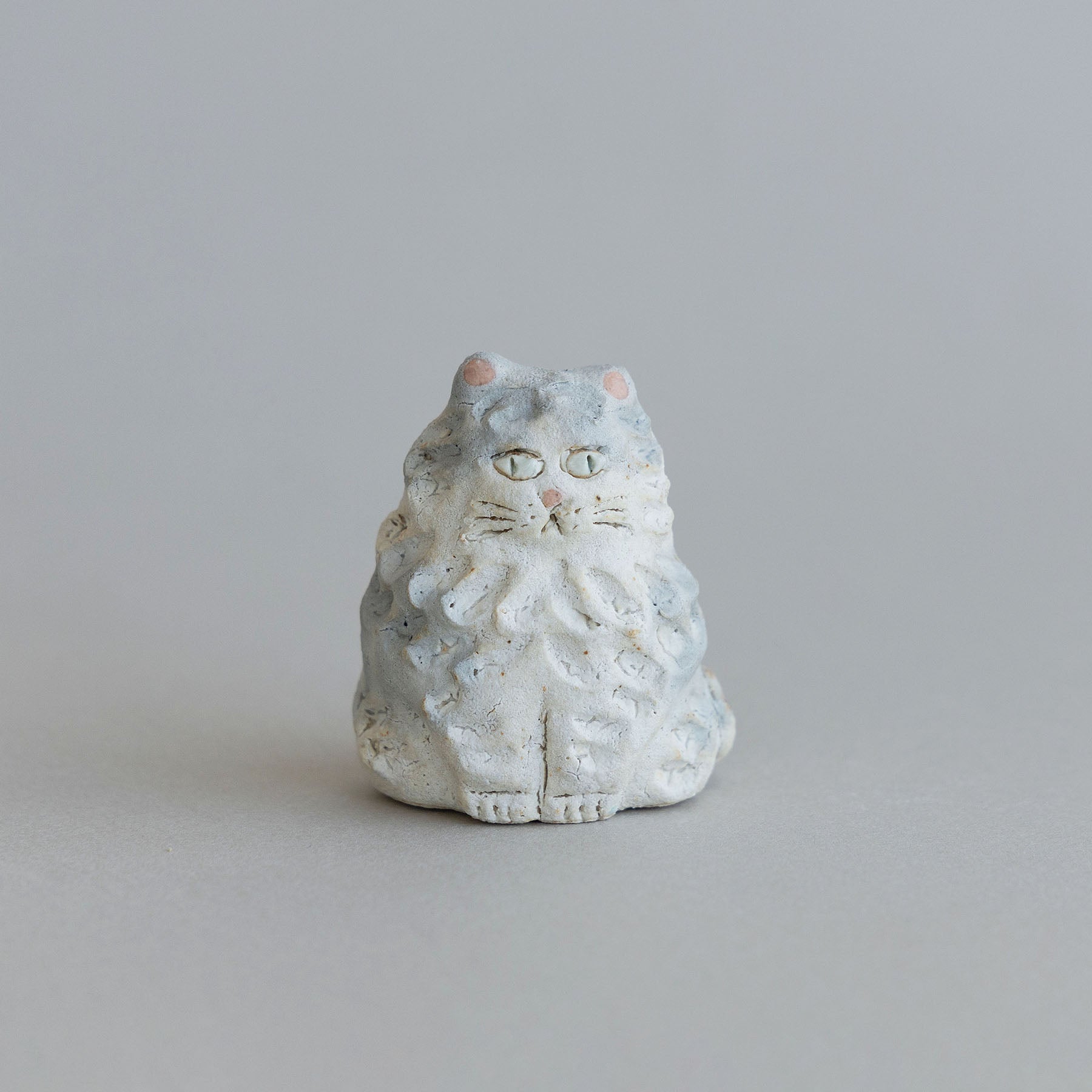 幸生窯 陶のオブジェ／猫｜オブジェ・ぬいぐるみ｜オルネ ド フォイユ