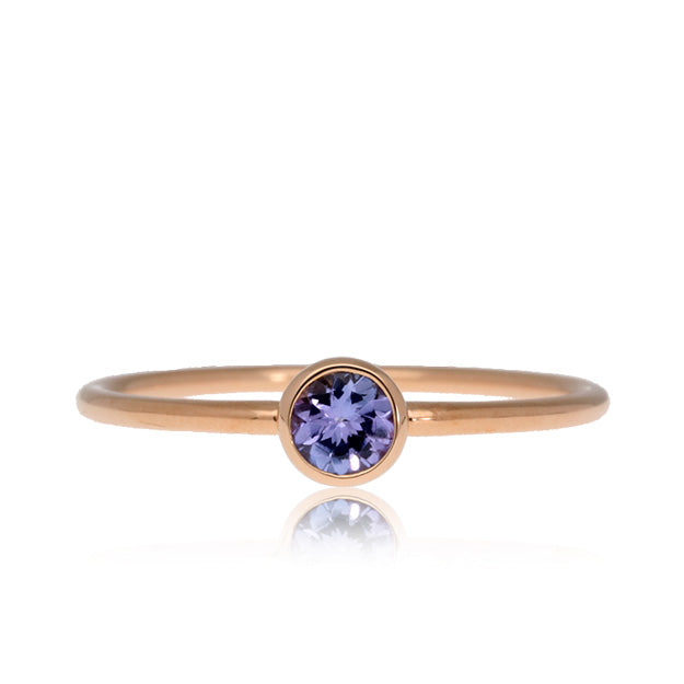 K18/Pt「タンザナイト スフレバース」リング｜【オレフィーチェ】Orefice