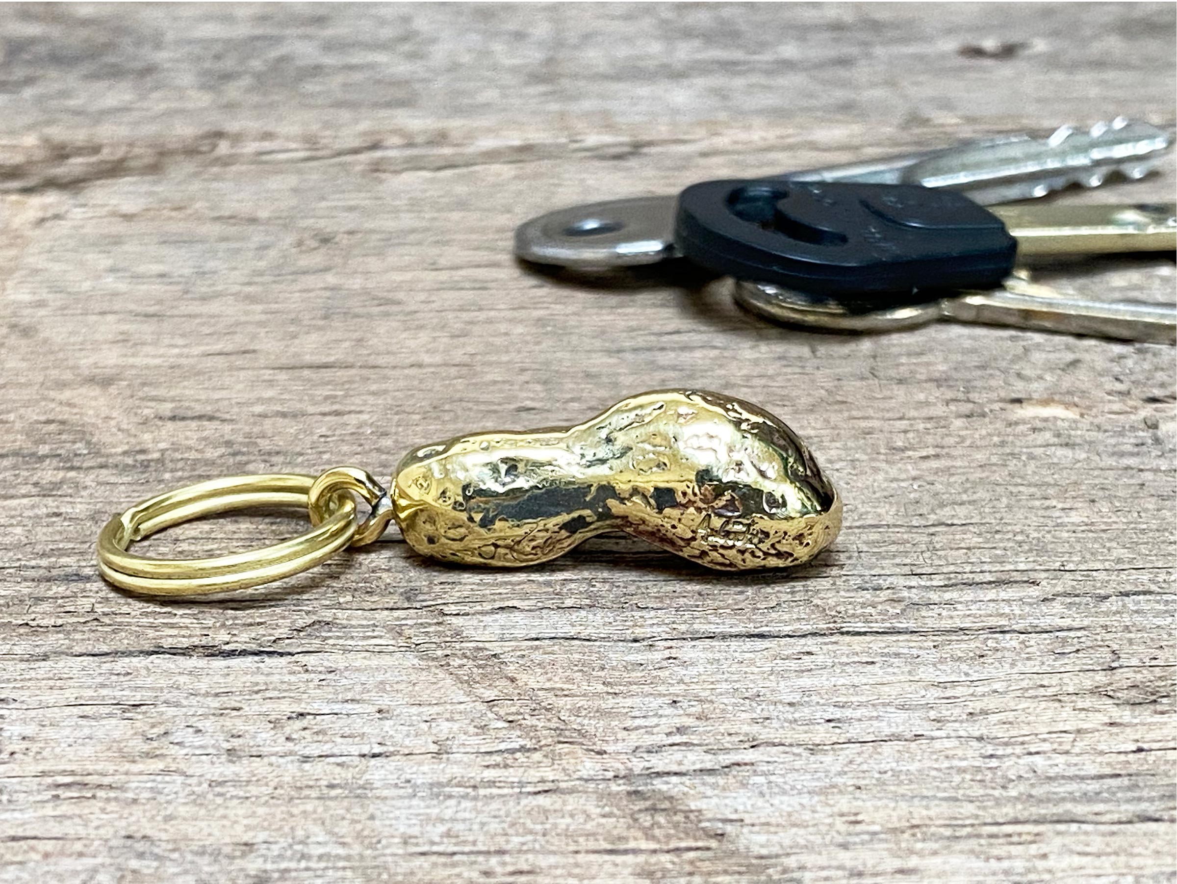 Carl Auböck Brass Peanut Keyring – the Otherist