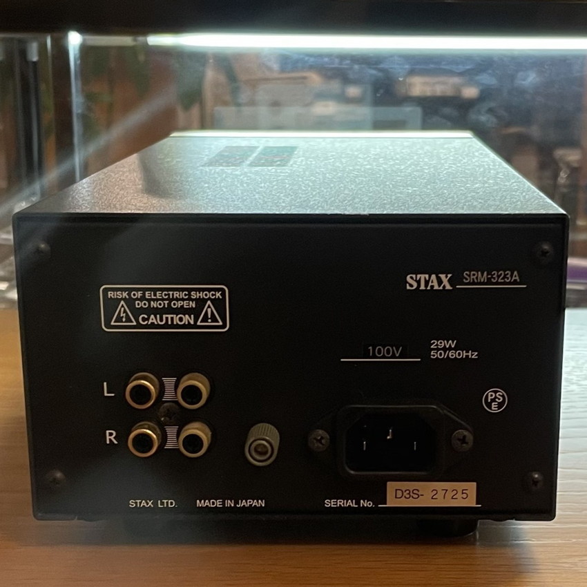 中古品】STAX/ヘッドホン+ヘッドホンアンプ/SR-303+SRM-323Aのご紹介です。