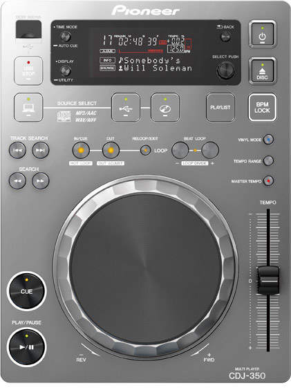 Pioneer/CDJ-350-Sの紹介です。
