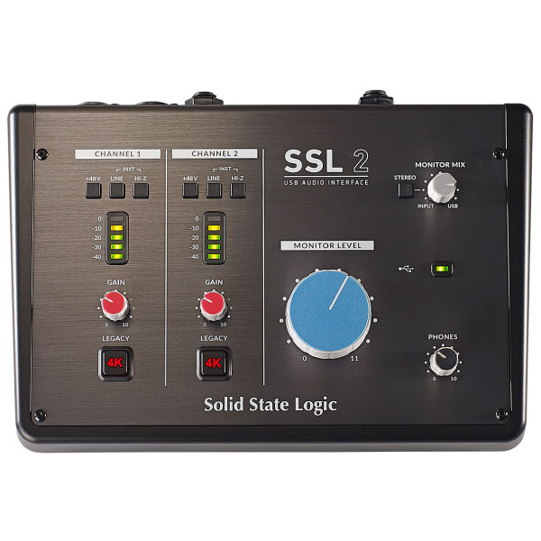 Solid State LogicのUSBオーディオインターフェイス「SSL2」のご紹介です。