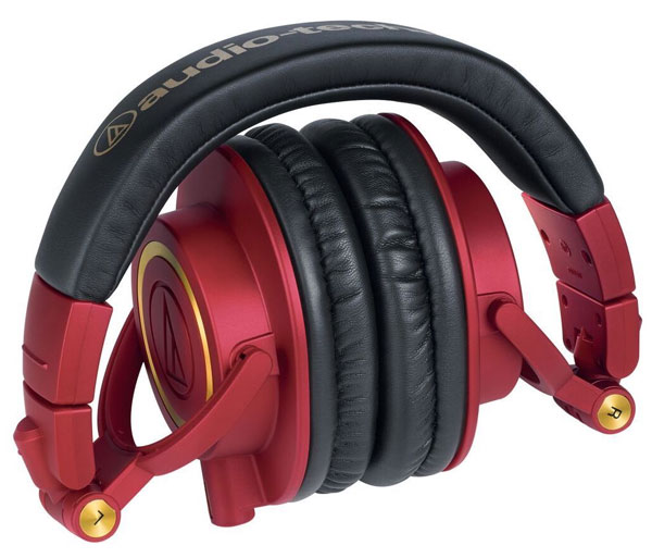ATH-M50xRD／audio-technicaの人気モニターヘッドフォンATH-M50xの限定