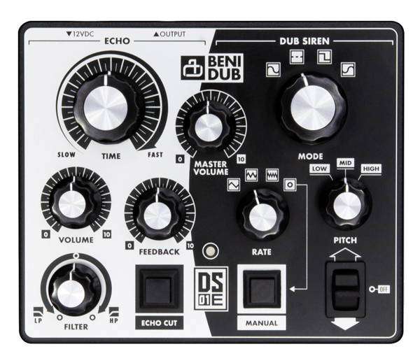 Benidubのエコー内蔵ダブサイレン・マシーン「DS01E」のご紹介です。