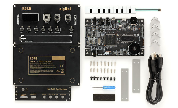 自分の手で組み立てて作るデジタルシンセサイザー、KORG NTS-1のご紹介