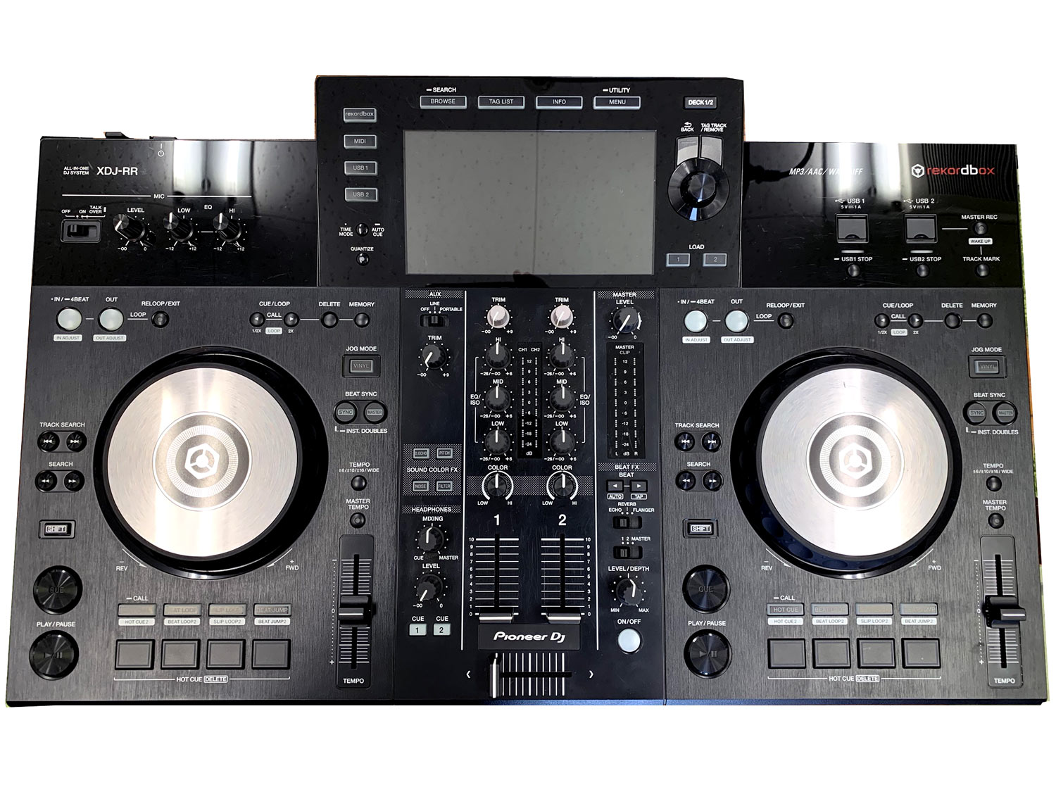 イベント使用品のPioneer DJの一体型DJコントローラー、XDJ-RRのご紹介