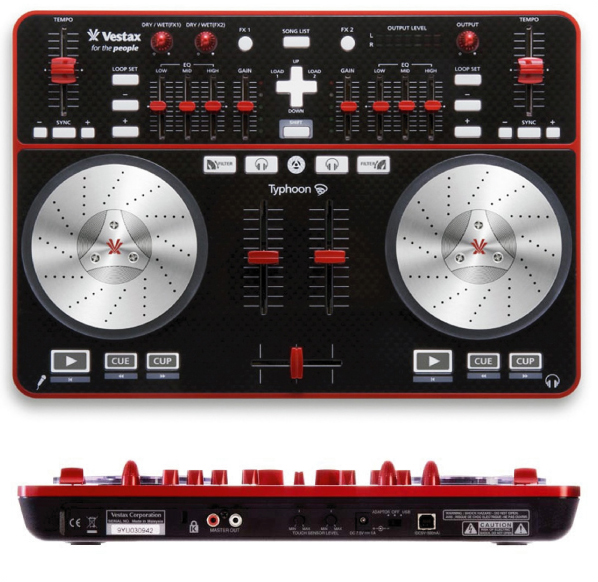 Vestax/Typhoonの紹介ページです。