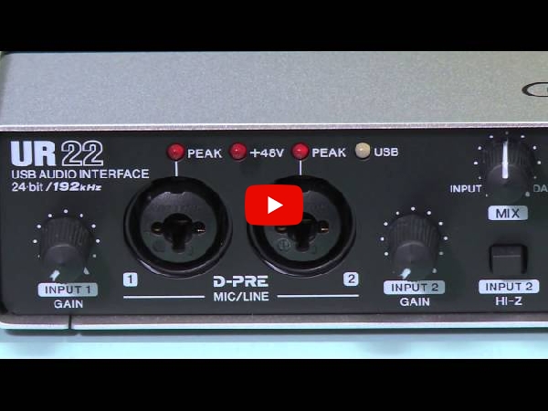 Steinberg/USBオーディオインターフェイス/UR22C（USB3.0対応！／USB