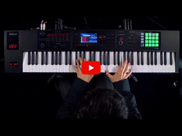 Rolandのシンセサイザー、FA-07のご紹介です。