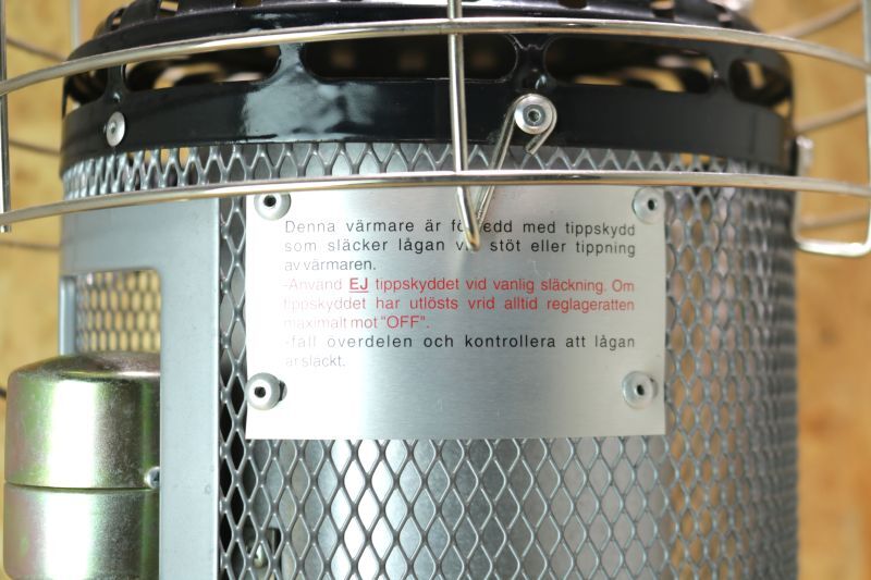 POD 3K ブラック Heater ストーブ- 北欧キャンプストーブとアウトドア