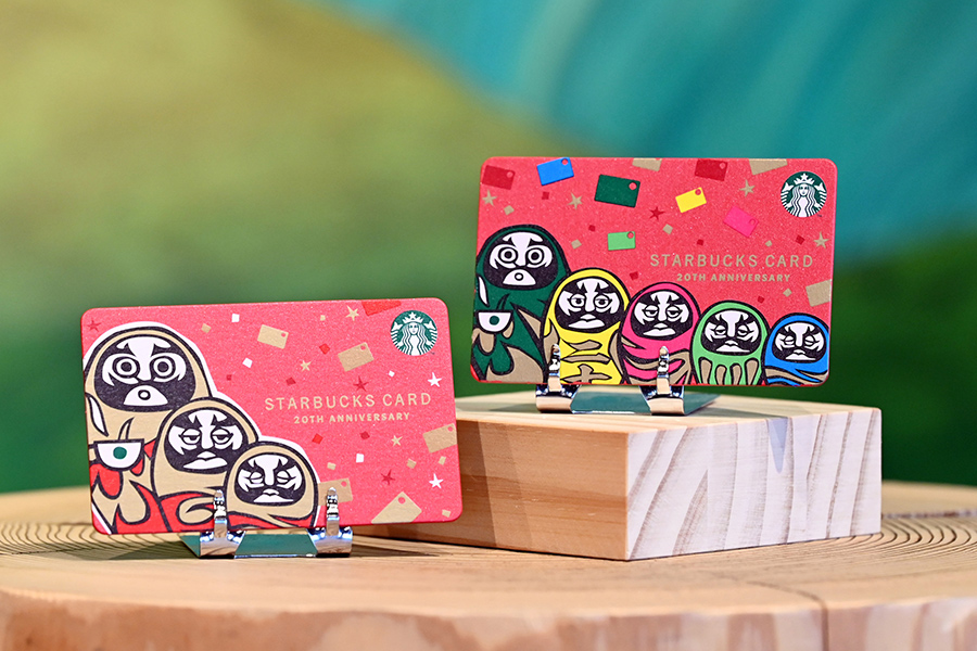 激レア「だるま」が再登場 、スタバカードが20周年 | Lmaga.jp