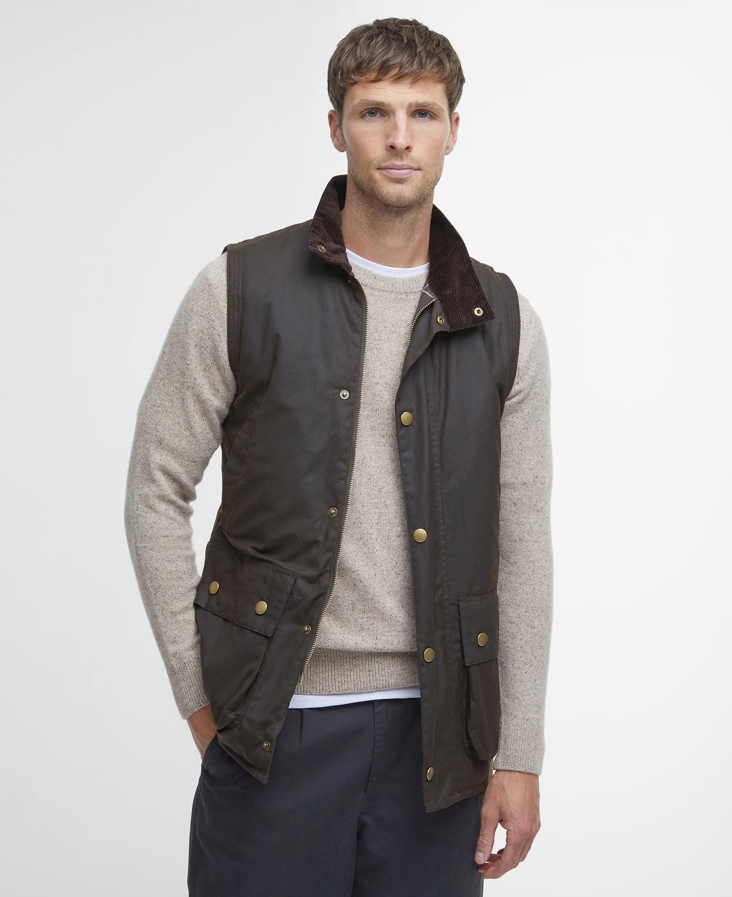 Barbour Westmorland Wax Vest Jacket – Louie