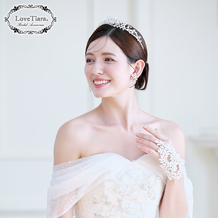 トウィッグリーフティアラ 通信販売ブライダルウェディング通販 髪飾り