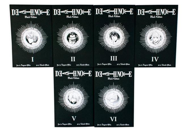 Death Note Black Edition Volume 1-6 Collection 6 Books Set Manga