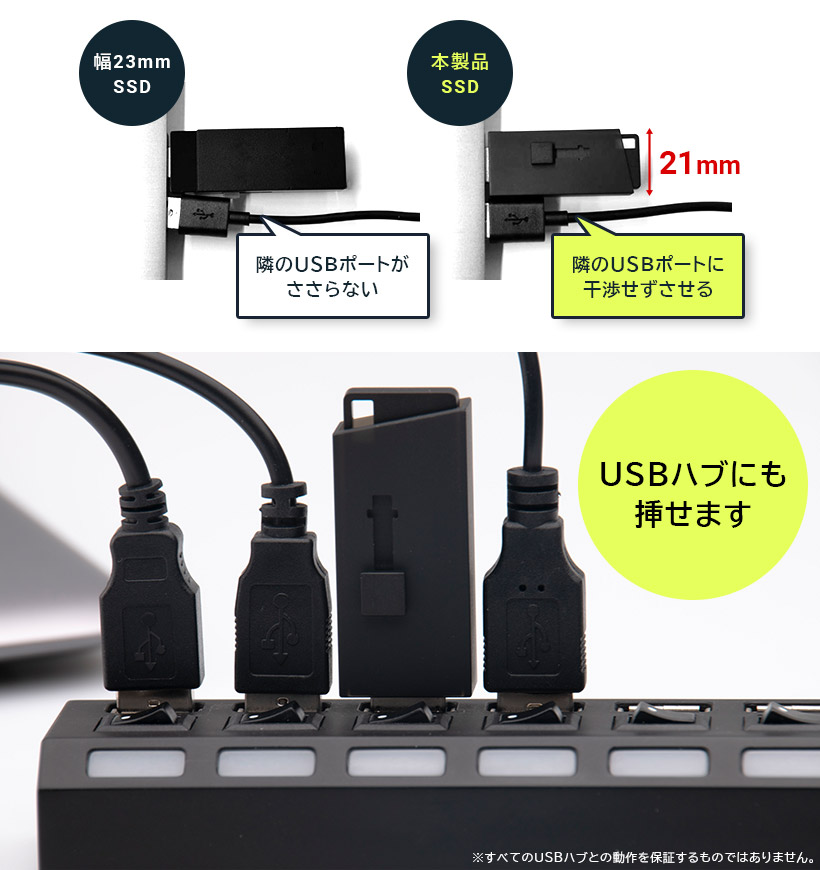 SSD 外付け 500GB USB3.2 Gen2 読込1000MB/秒 PS5 / PS5 Pro / PS4