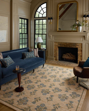 RUE-04 MOSS / BLUE | Loloi Rugs