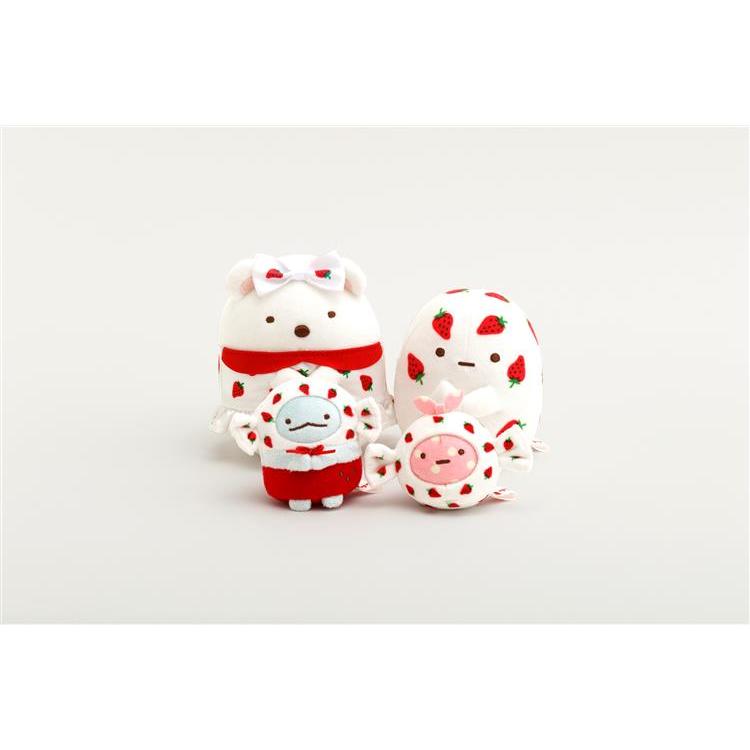 てのりぬいぐるみ とかげ すみっコぐらし×サクマいちごみるく