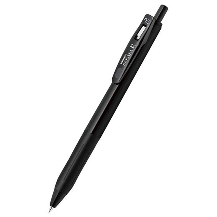 サラサR 0.5mm ゲルインク 黒軸 黒(黒軸 黒): ステーショナリー