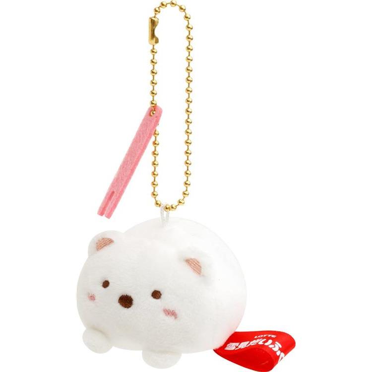 ぶら下げぬいぐるみ しろくま 雪見だいふく×すみっコぐらし