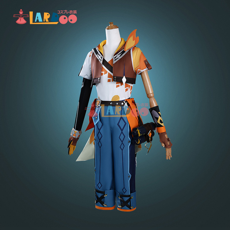 原神 Genshin ベネット-「燃えろ！ラクガキ大冒険」 コスプレ衣装