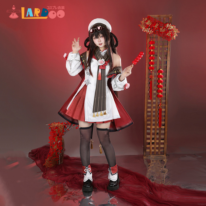 原神 Genshin 璃月 胡桃-「残雪に咲く紅」 新コスチューム コスプレ
