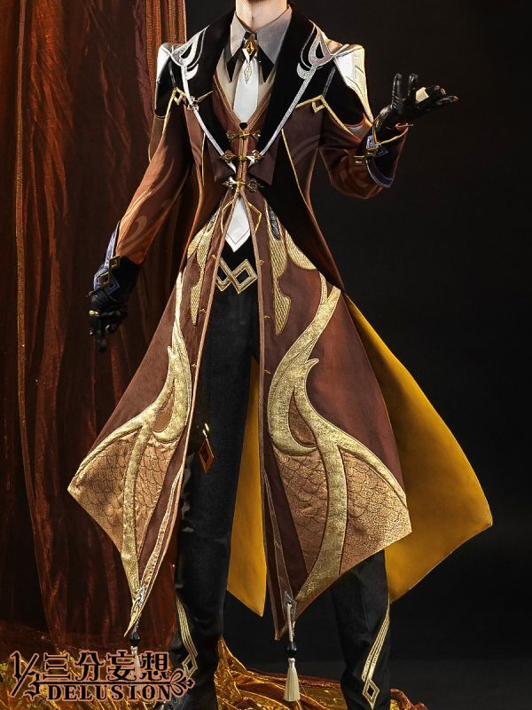 三分妄想1/3Delusion】原神 Genshin 鍾離-しょうり-Zhongli コスプレ