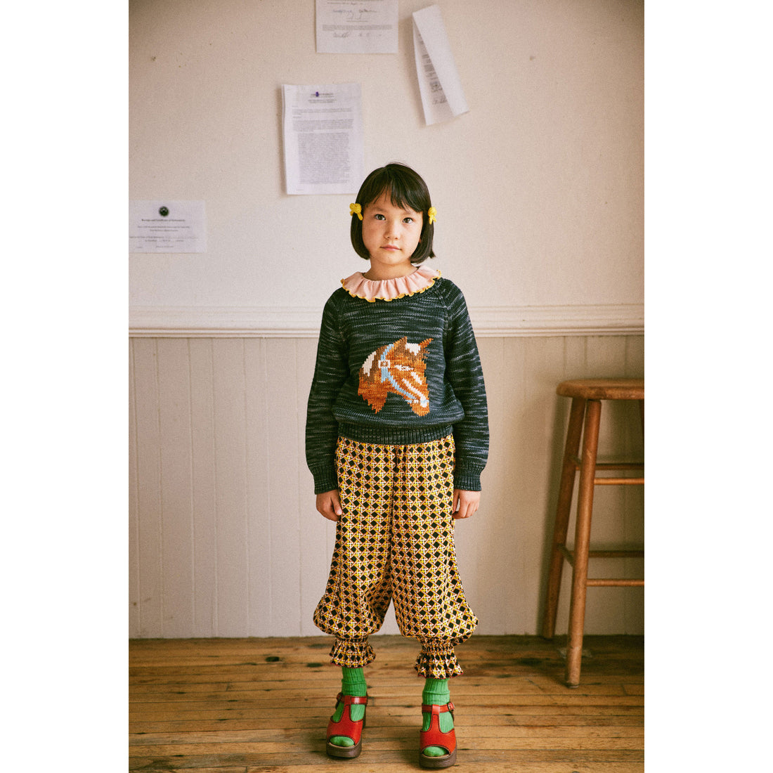 ボトムス・スパッツ Misha & Puff lattice apant 6y Misha&Puff A-pant