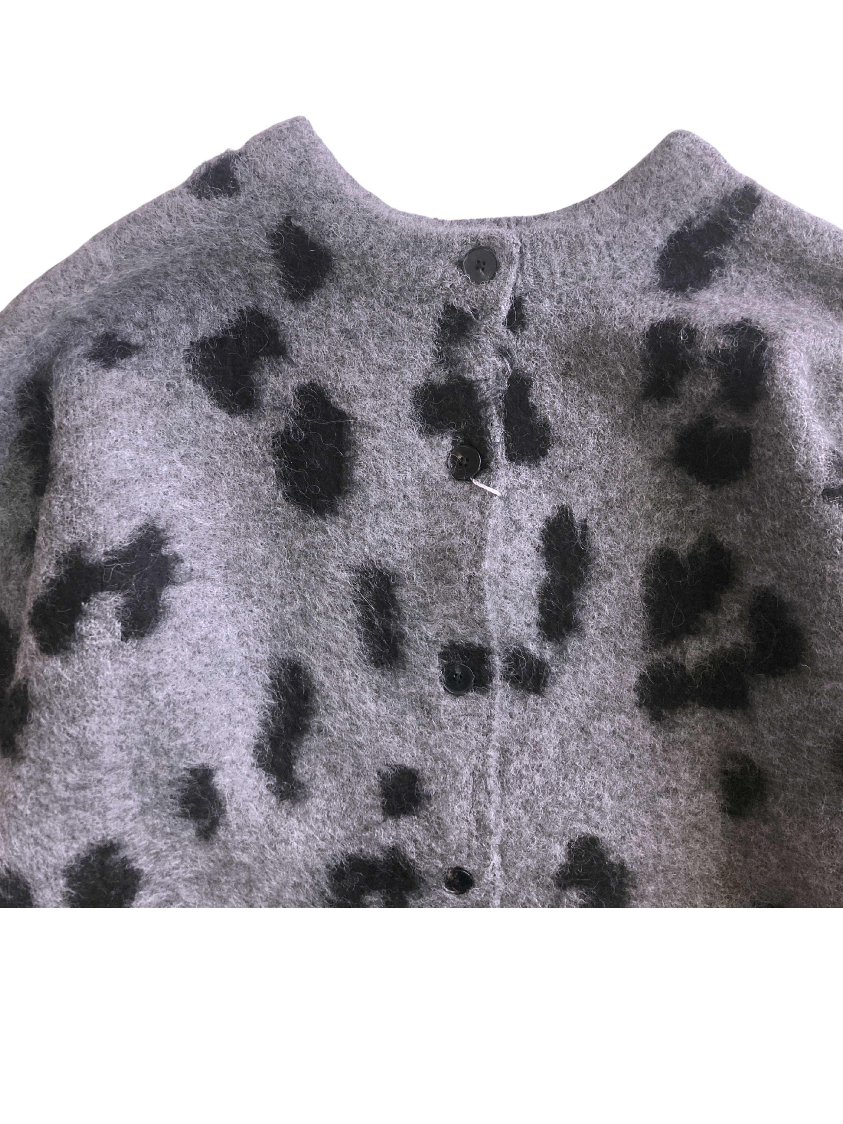Boutique Ordinary -ブティークオーディナリー Cheetah Knit Cardigan