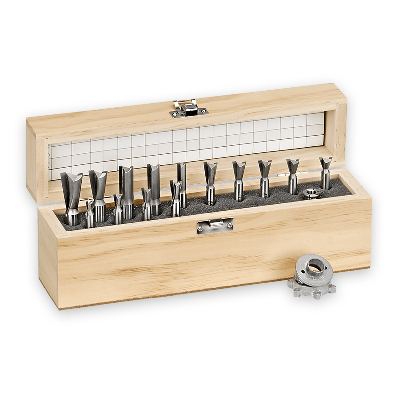 16-piece Boxed Bit Set - D4R Pro/D-series Jigs 5116-8 - Leigh