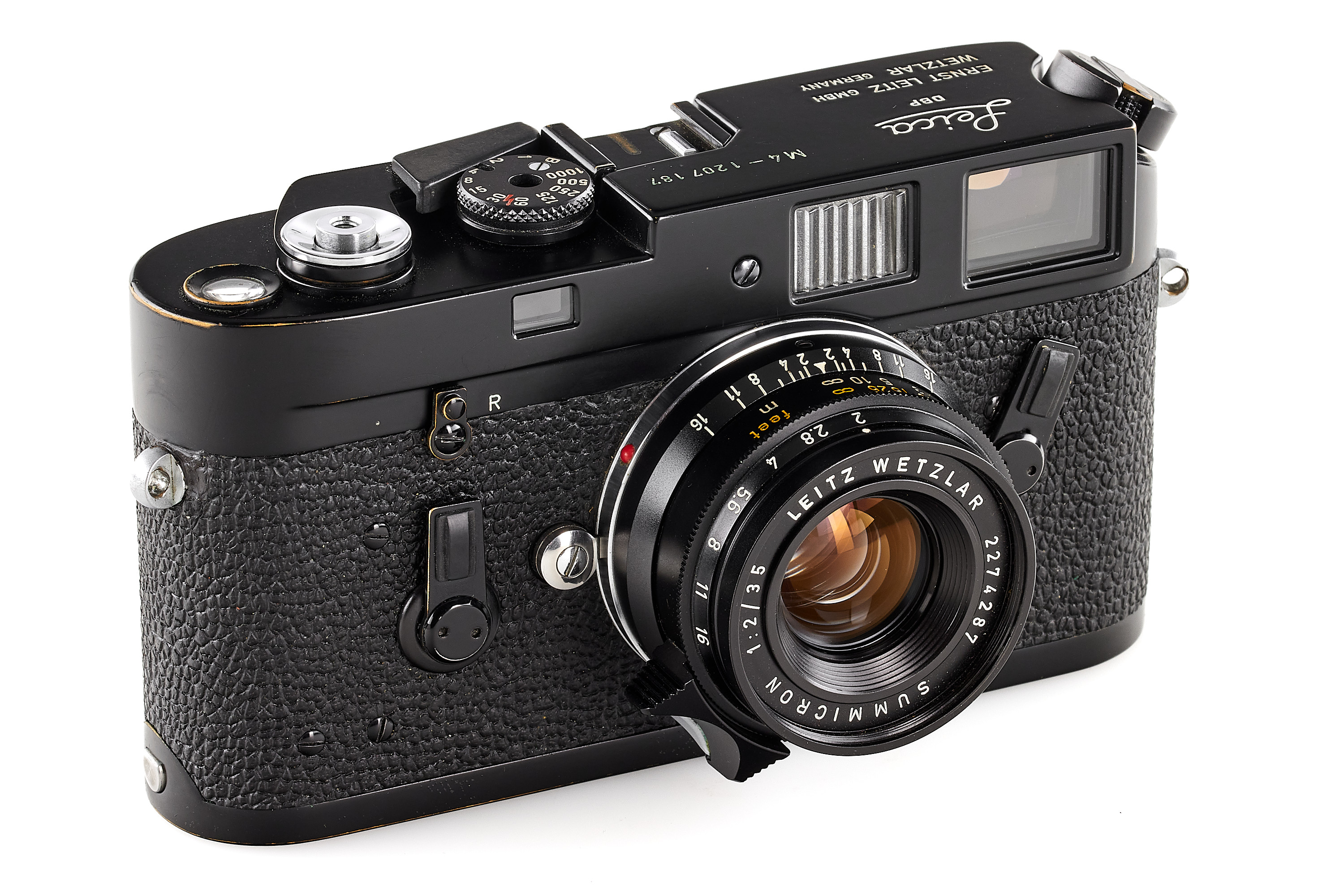 Leica M4 black paint with Summicron 35mm 8-elements * | A00932