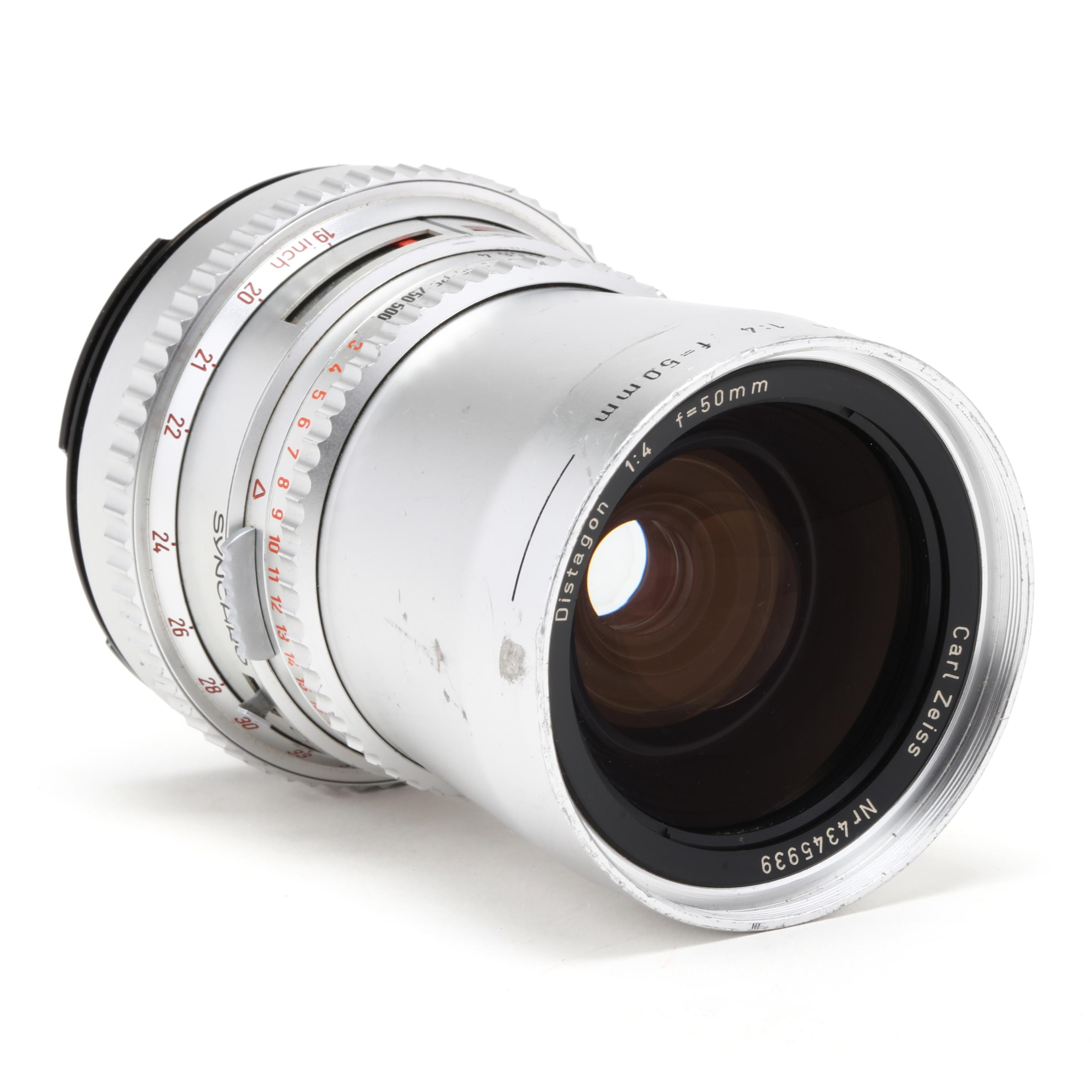 Vintage Hasselblad 500C Camera with Carl Zeiss Distagon Lens (Lot