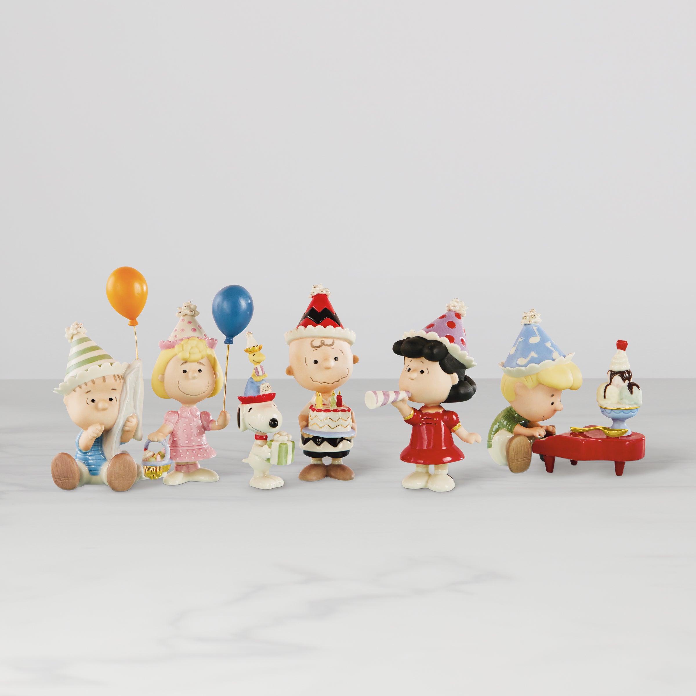 Peanuts 6-Piece Birthday Party Figurine Set – Lenox Corporation