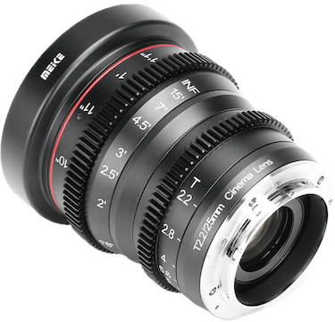 Lensrentals.com - Buy a Meike 25mm T2.2 Cine (Fuji X)
