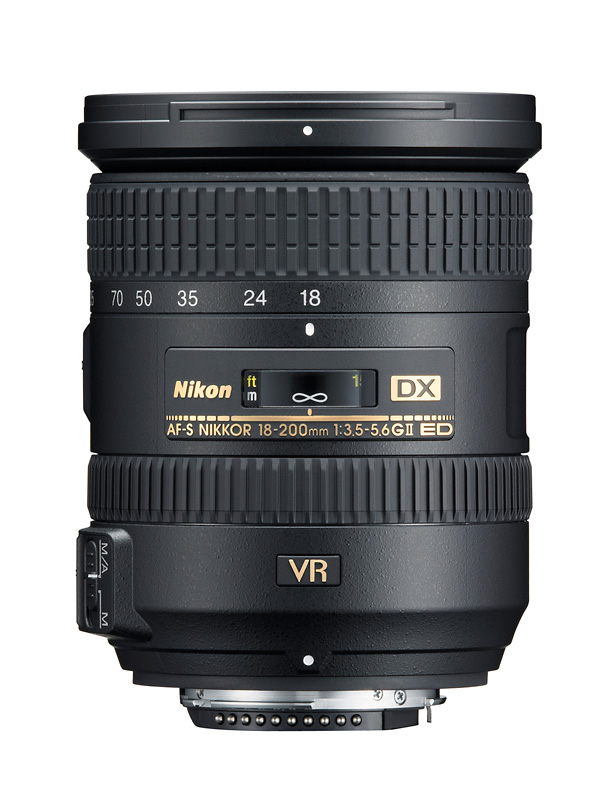 Nikon Nikkor AF-S DX 18-200 mm f/3.5-5.6G ED VR II - LensTip.com