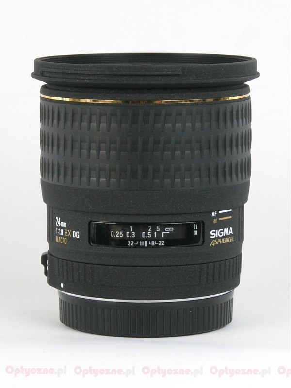 Sigma 24 mm f/1.8 EX DG Aspherical Macro - LensTip.com
