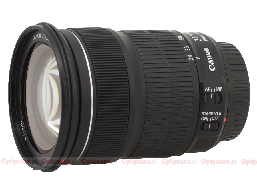 Canon EF 24-105 mm f/3.5-5.6 IS STM review - Build quality and