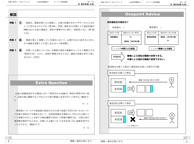自慢のオリジナル教材 - 土地家屋調査士・測量士補｜LEC東京リーガル