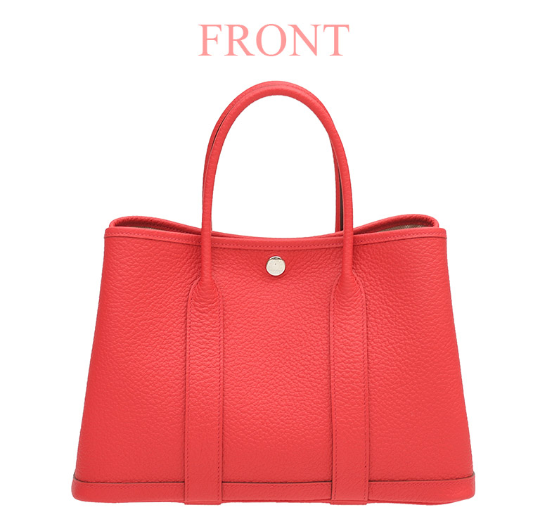 エルメス ガーデンパーティ30/TPM ブラック ネゴンダ シルバー金具