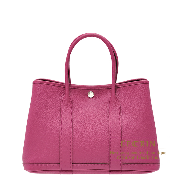 エルメス ガーデンパーティ30/TPM トスカ カントリー シルバー金具