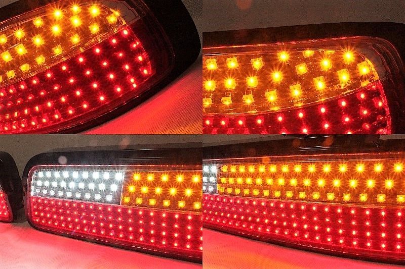 S13 シルビア フルLEDテールランプ 新品社外テールランプ使用 W流星
